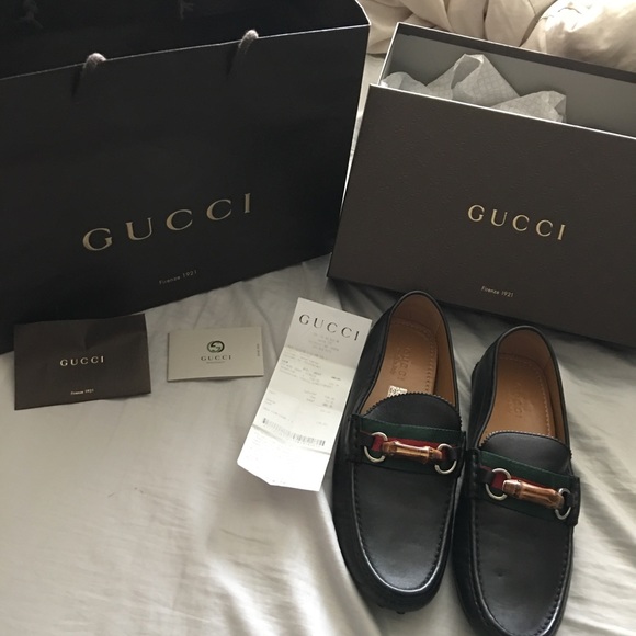 Gucci Other - Black leather Gucci Loafers. Size 12