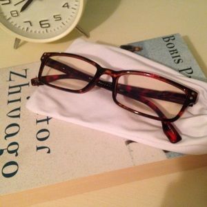 🎉HP🎉Tinted anti-glare glasses, tortoise shell