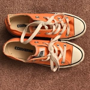 Light Orange Converse All Stars