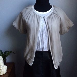 J. Crew Short Sleeve Cashmere Cardigan