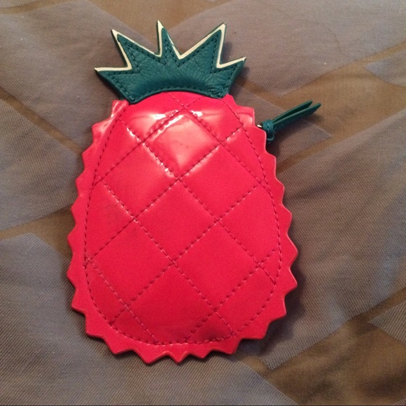 Coach Handbags - Auth Coach patent leather pineapple change purse