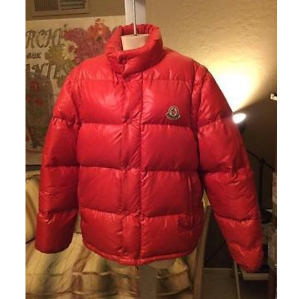 Moncler Red Ski Parka Puffer Coat Vest Size 3