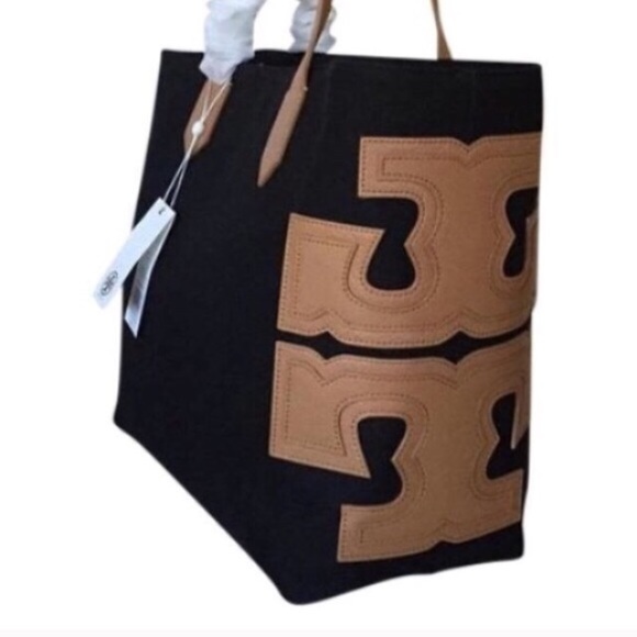 Tory Burch Handbags - ❌❌SOLD. TORY BURCH NWT CANVAS STACKED T SOLD❌❌