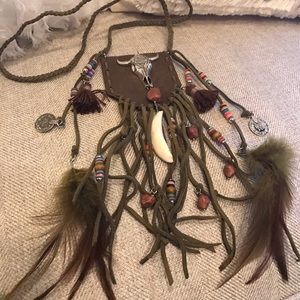 Bull Head Boho Necklace