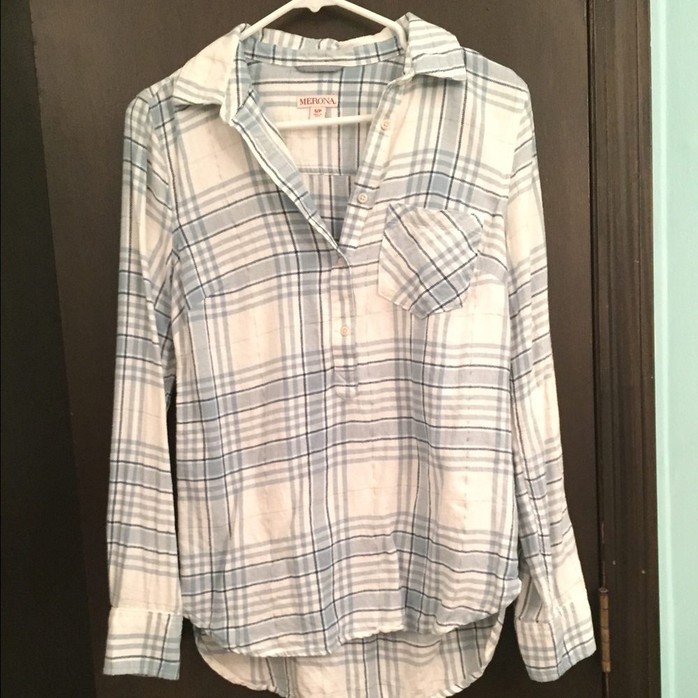 Flannel tunic