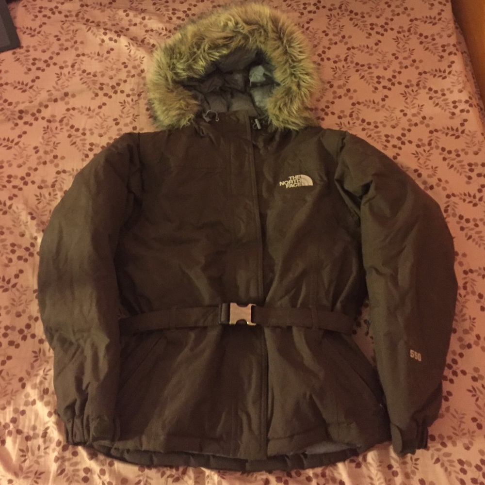Brown North Face 550 Jacket