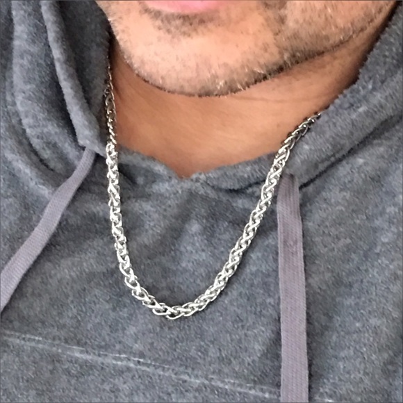 Men's Braided Chain Stainless Steel - Picture 5 of 6