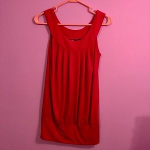 Ultra Flirt Red Sleeveless Tunic - XS