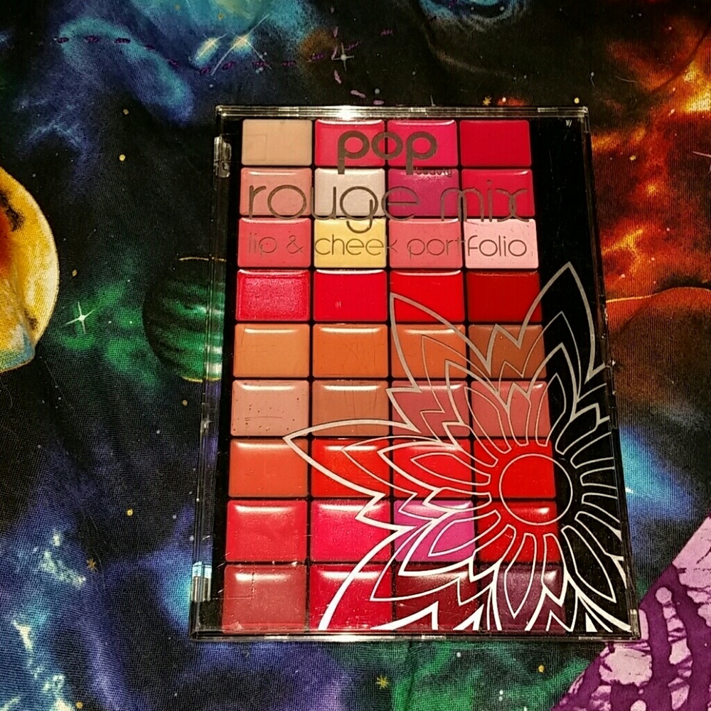 Pop cosmetics lip and cheek palette