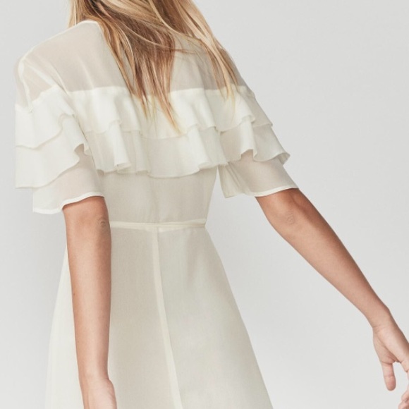 Reformation NWT Garbo Dress in White - Picture 4 of 8