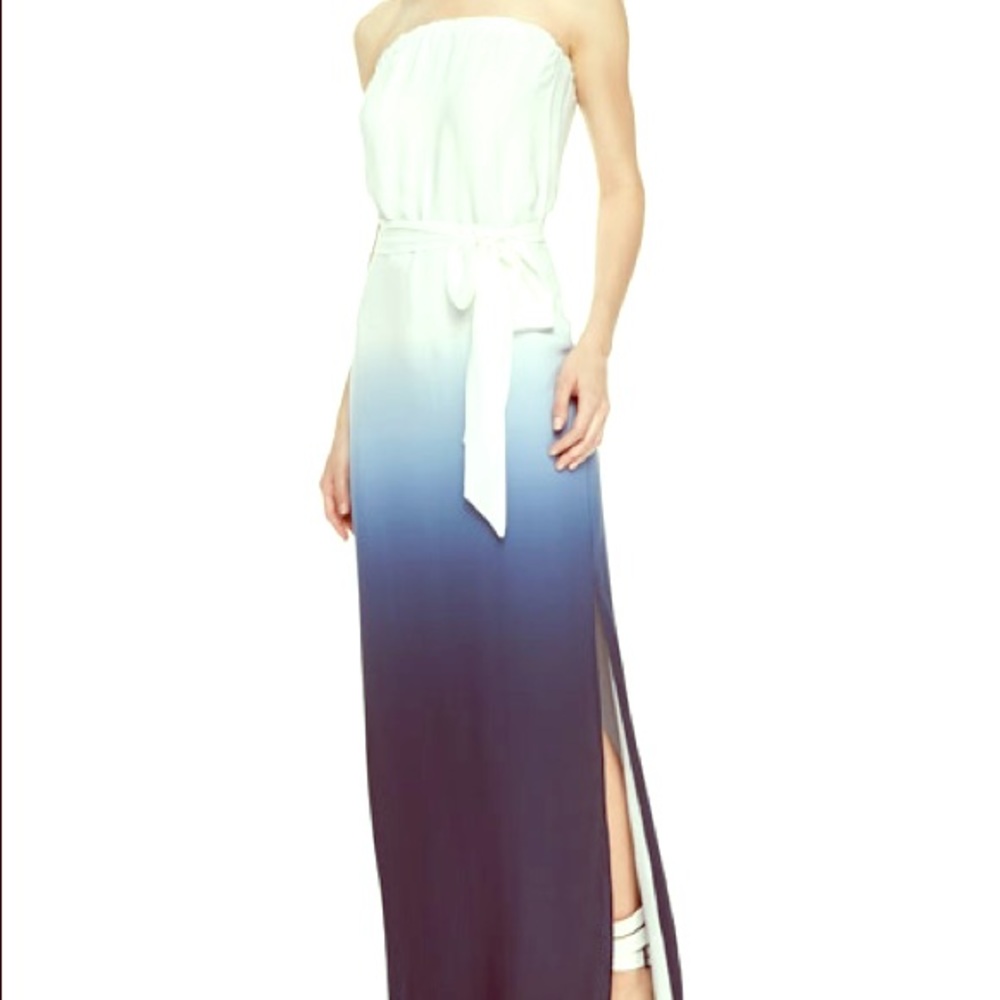 Haute Hippie Strapless Ombré Gown