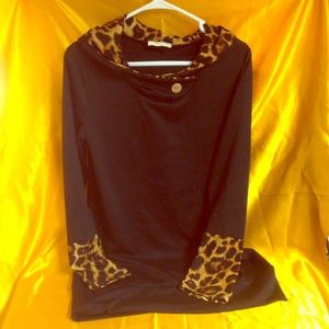 Cheetah Print Hoodie