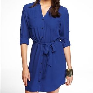Express Convertible Sleeve Portofino Dress