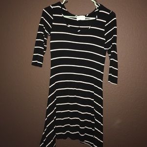 Black and white dress