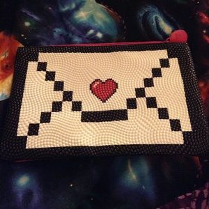 Love letter textured ipsy bag