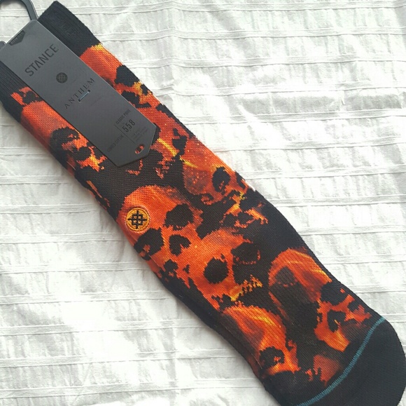 Stance Fiery Skulls socks - Picture 3 of 4
