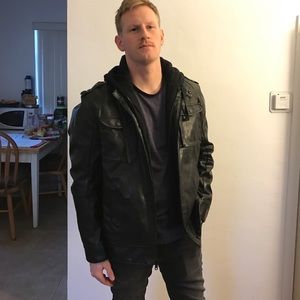 Sonoma | Black Faux Leather Jacket