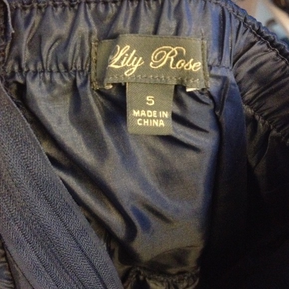 Lily Rose Party Dress - Junior Size 5 - Picture 3 of 3