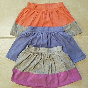 Girls shorts skirt lot of 3 old navy