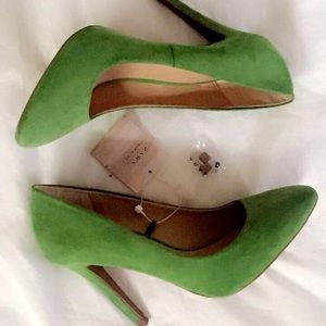 Green Zara Heels