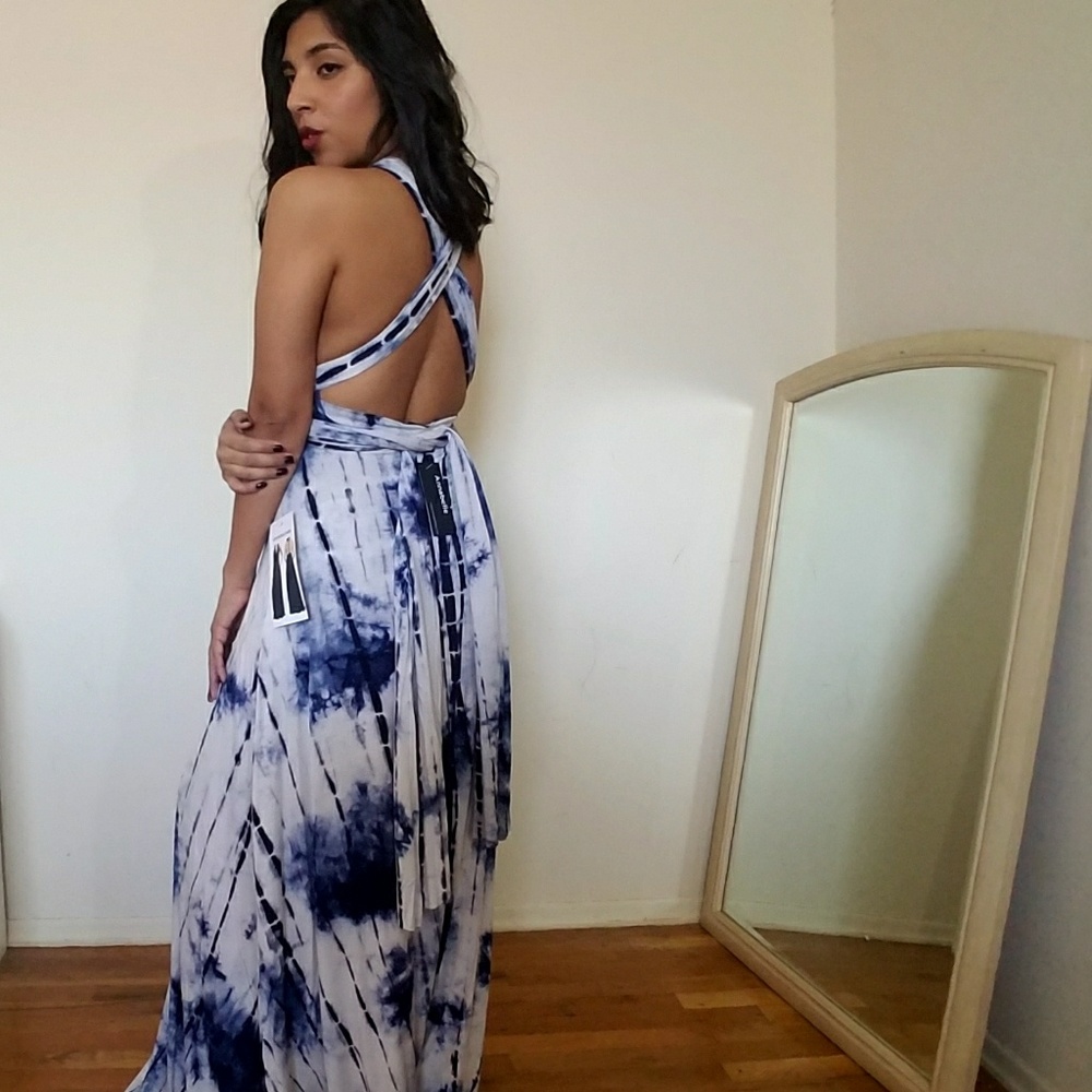 💦LAST ONE💦MARILYN CONVERTIBLE TIE DYE DRESS - Picture 2 of 5