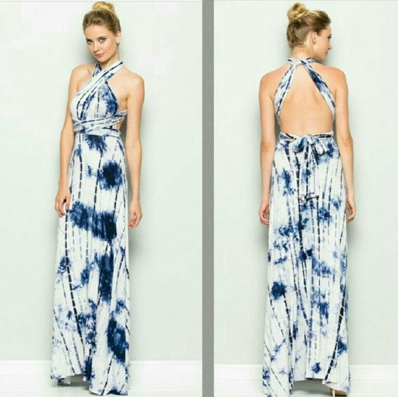 💦LAST ONE💦MARILYN CONVERTIBLE TIE DYE DRESS - Picture 5 of 5