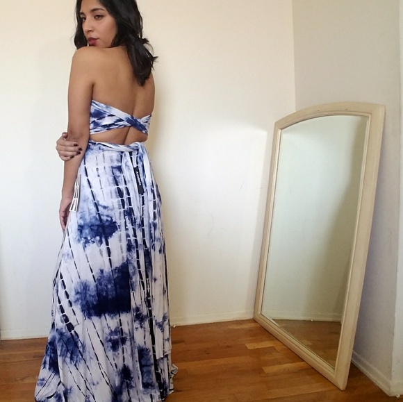 💦LAST ONE💦MARILYN CONVERTIBLE TIE DYE DRESS - Picture 4 of 5