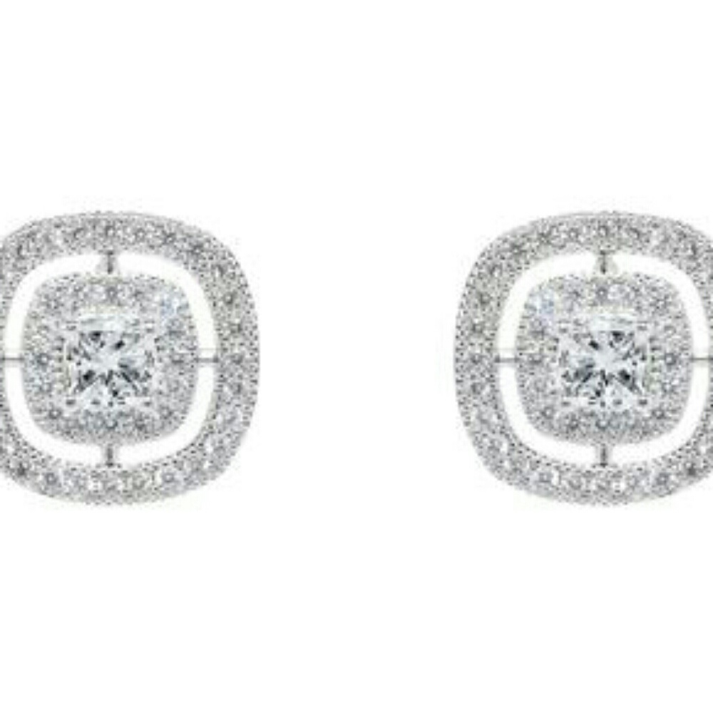 Noelle "Chance" 18k. White gold plated