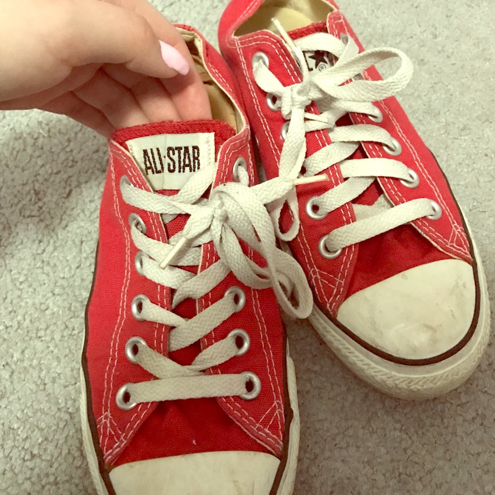 Red converse