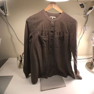Madewell tiny plaid shirt
