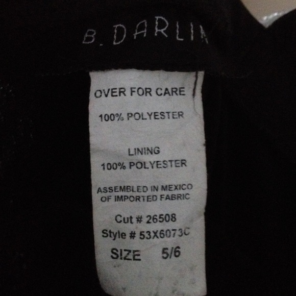 B Darlin Party Dress Junior Size 5 - Picture 3 of 3