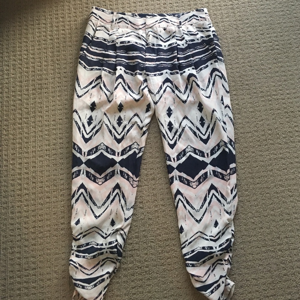Parker silk geo pant