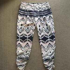 Parker silk geo pant
