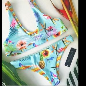 Lali + Layla Birds of Paradise Top L reversible