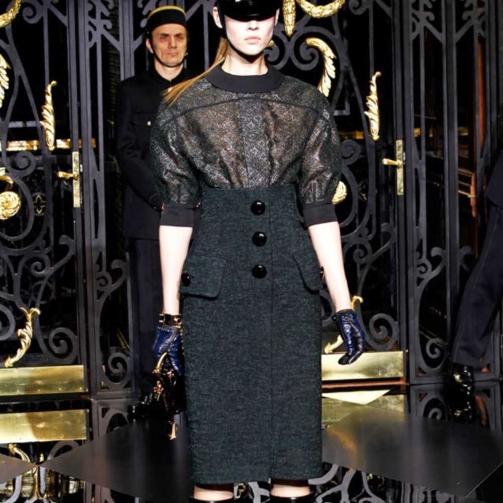 Louis Vuitton runway fall winter 2011 skirt