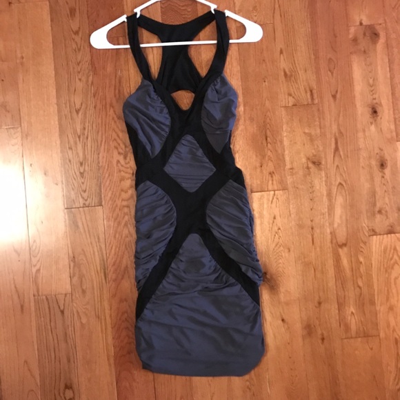 ASOS Dresses & Skirts - ASOS black & gray bodycon mini dress