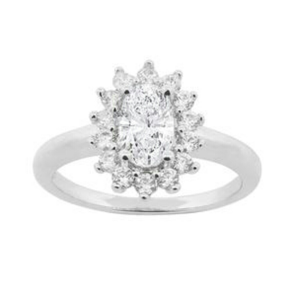 Sage " Wisdom" 18K white gold plated size 8