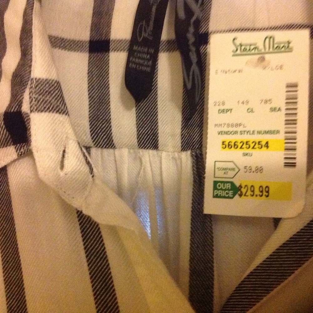 NWT Seven Plaid Blouse
