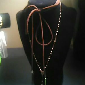 Faux leather chocker
