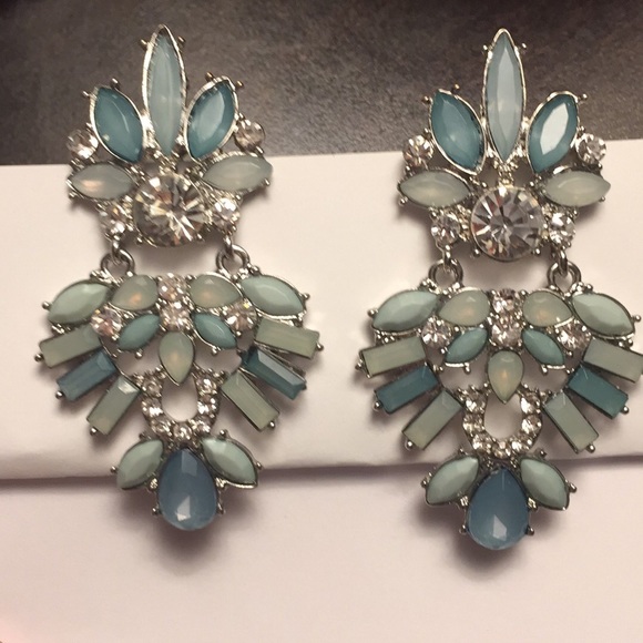 Earrings for pierced ears. Used once - Picture 1 of 1