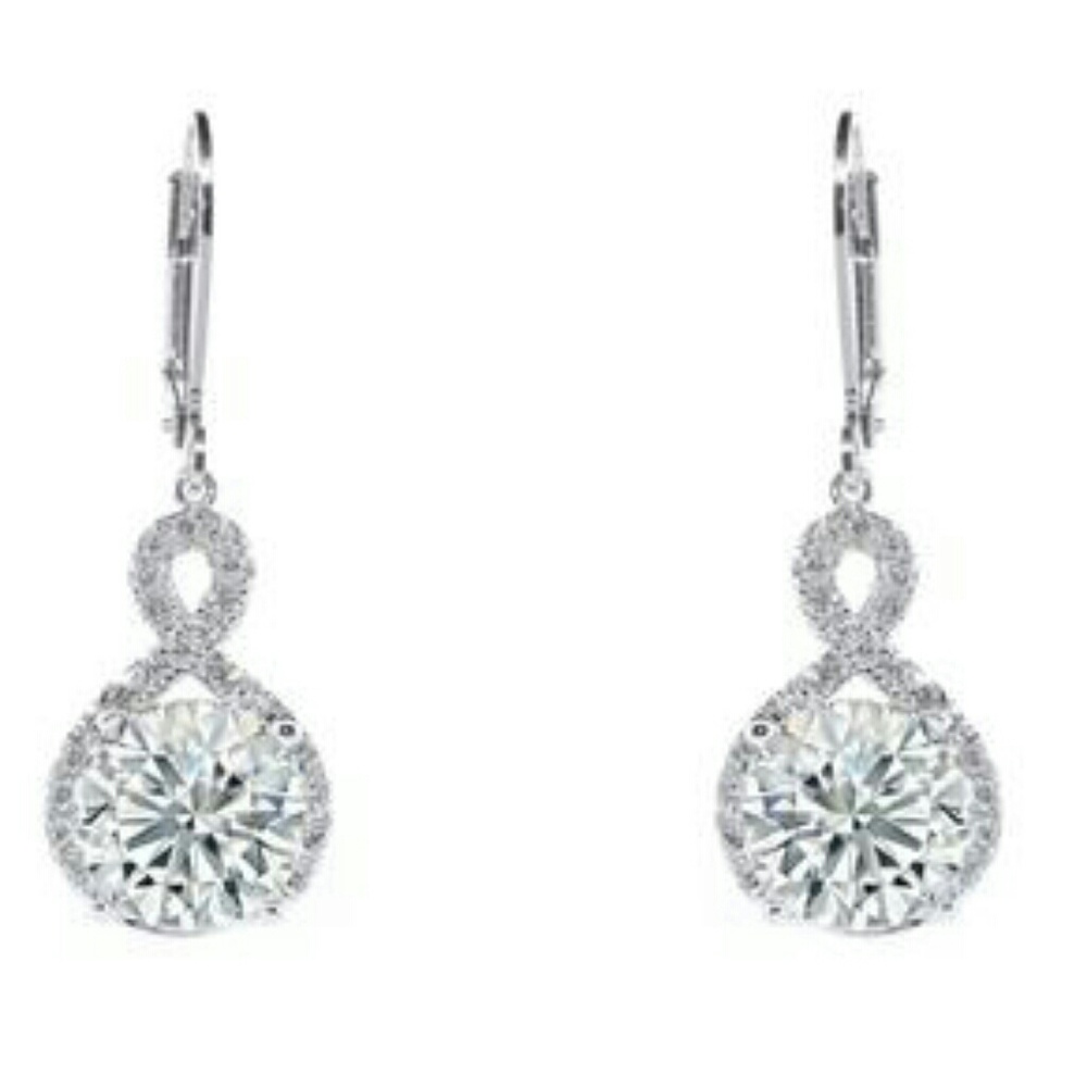 Alessandra "Vision" 18k white gold plated