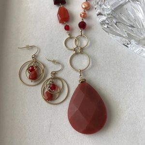 🌸 Nectar Necklace & Earrings Set