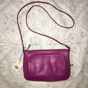 Fossil Riley Mini. Fuchsia