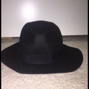 Black stylish hat