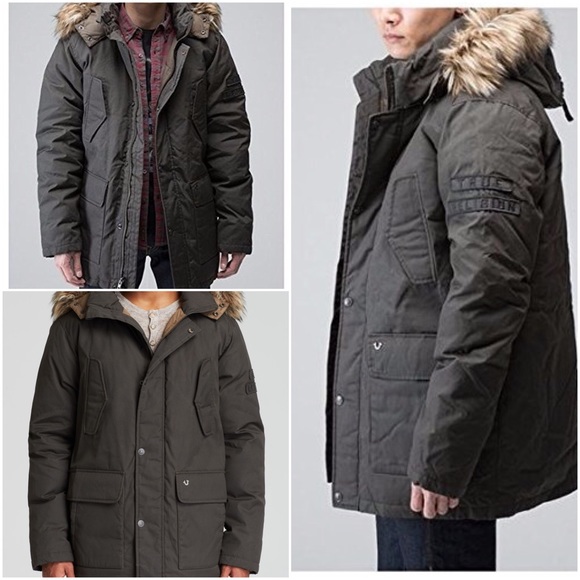 true religion parka jacket