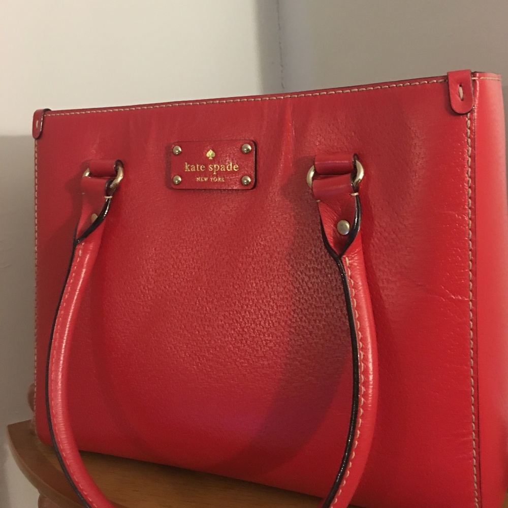 Red Kate Spade Wellesley Quinn bag