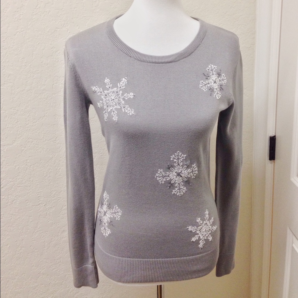 Merona gray 100% cotton sweater NWOT size Small