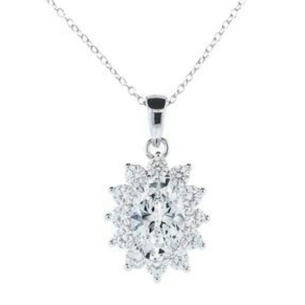 Sage "Wisdom" 18K white gold plated