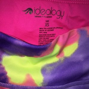 Cute galaxy/tie die color workout Capri