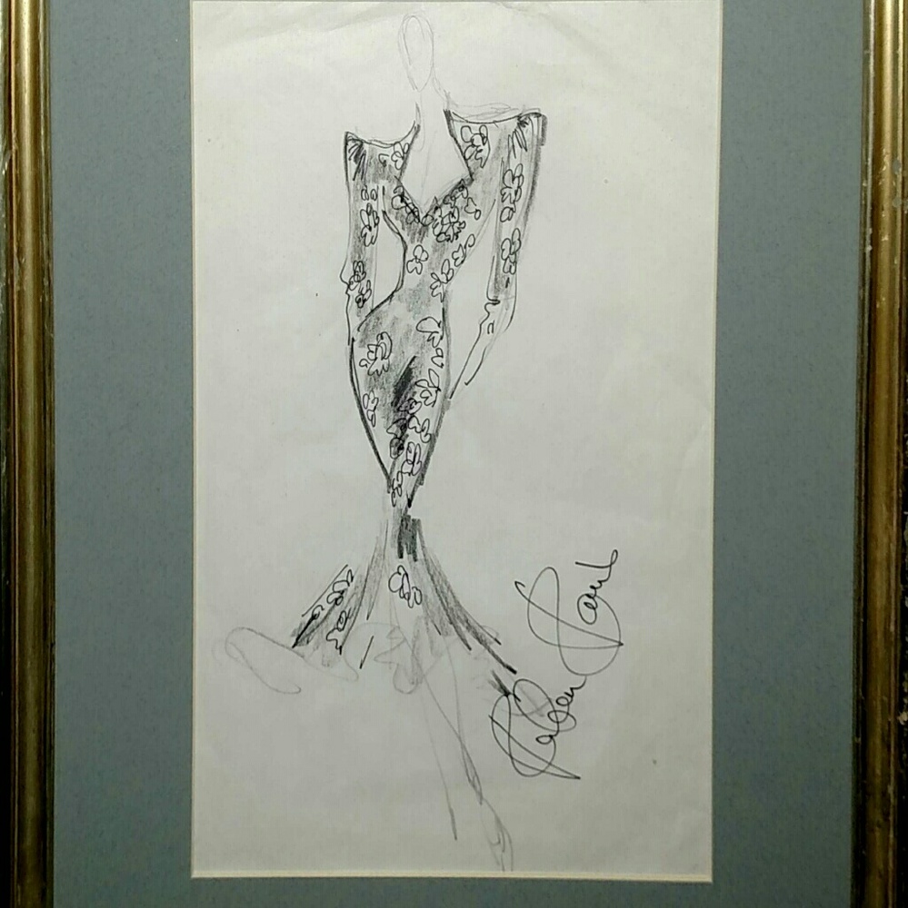 Signed Ruben Panis sketch